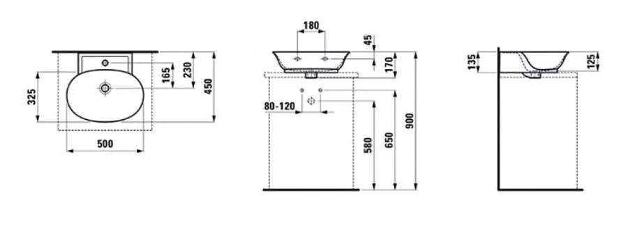 Раковина Laufen The New Classic 50 см белая 8.1685.2.000.104.1 Раковина Laufen The New Classic 50 см белая 8.1685.2.000.104.1