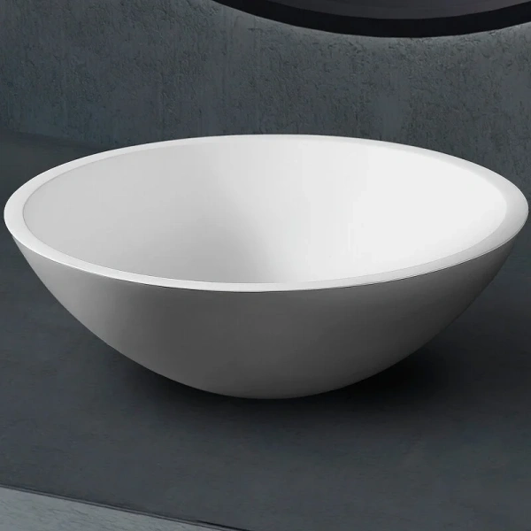 Раковина Abber Stein 40 см белая матовая AS2608