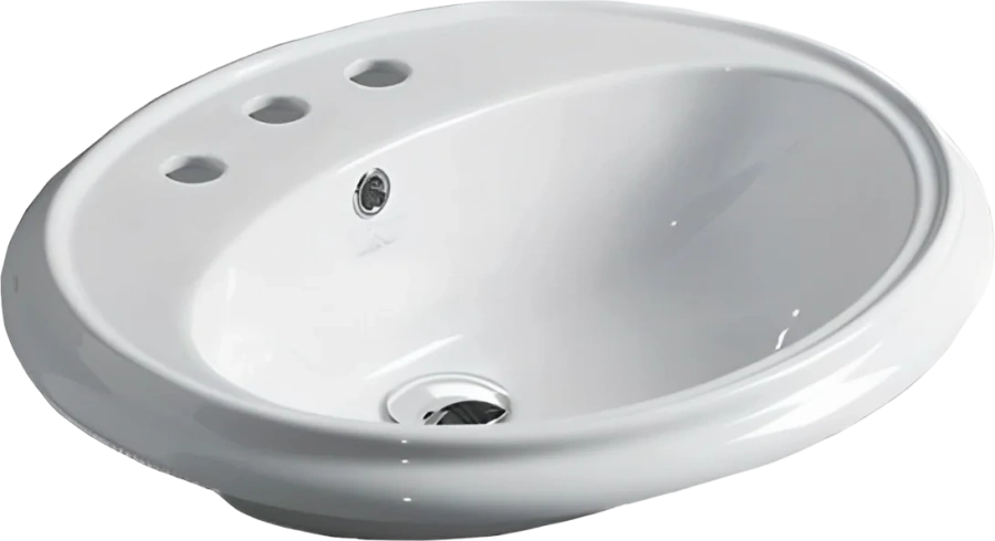 Раковина Simas Arcade 61 см белая, с 3 отверстиями под смеситель AR859bi*3