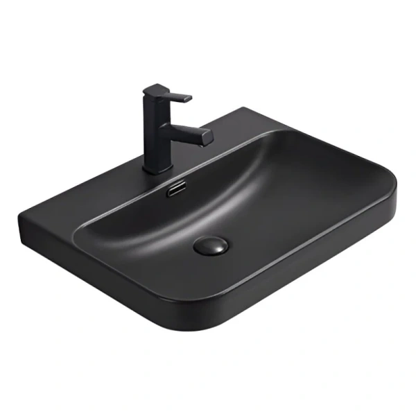 Раковина GID Integrado Bm9560s 61 см черная 72210