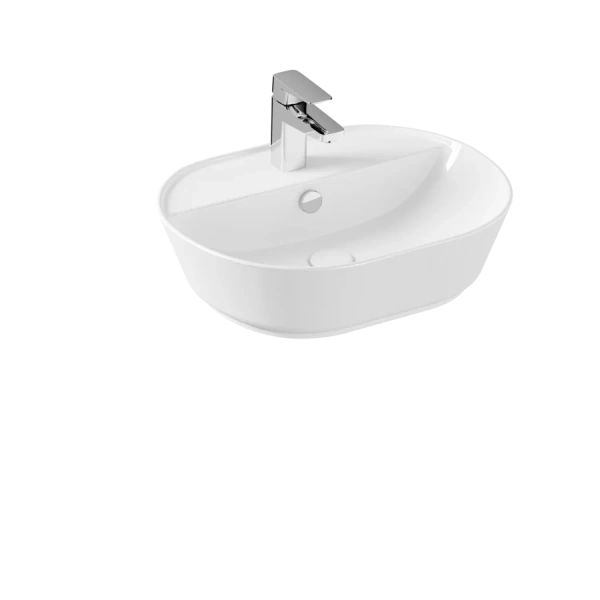 Раковина VitrA Geo 55 см с 1 отверстием для смесителя 7428B003-0001