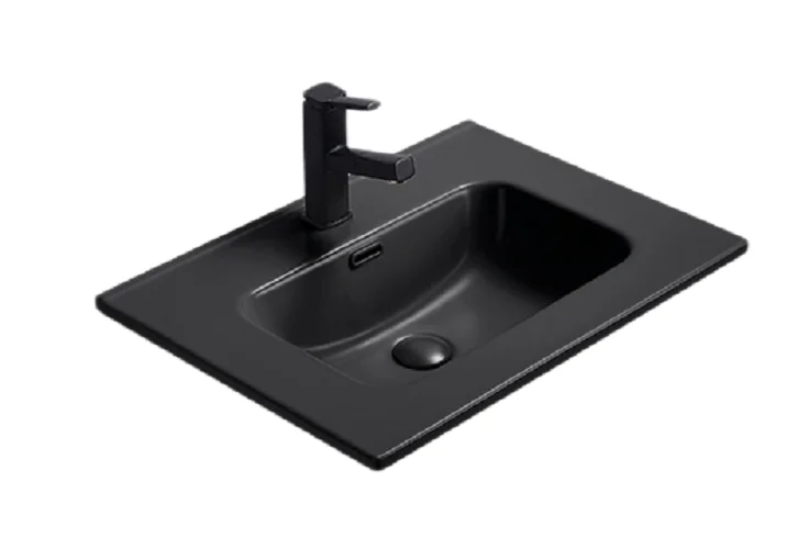 Раковина GID Integrado Bm9060s 61 см черная 72208