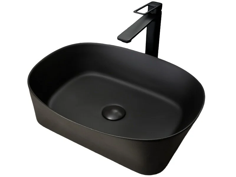 Раковина GID Creativo N9028bg 53 см черный графит 53380