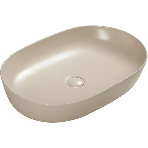 Раковина SantiLine 60 см бежевая матовая SL-1017BG