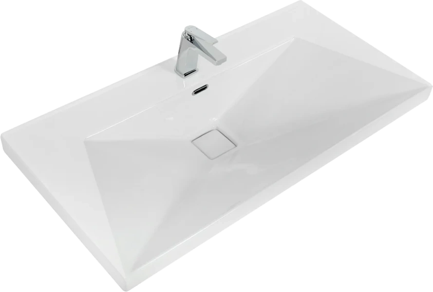 Раковина Cezares Crystal 80 см керамическая CZR-1188-800/500