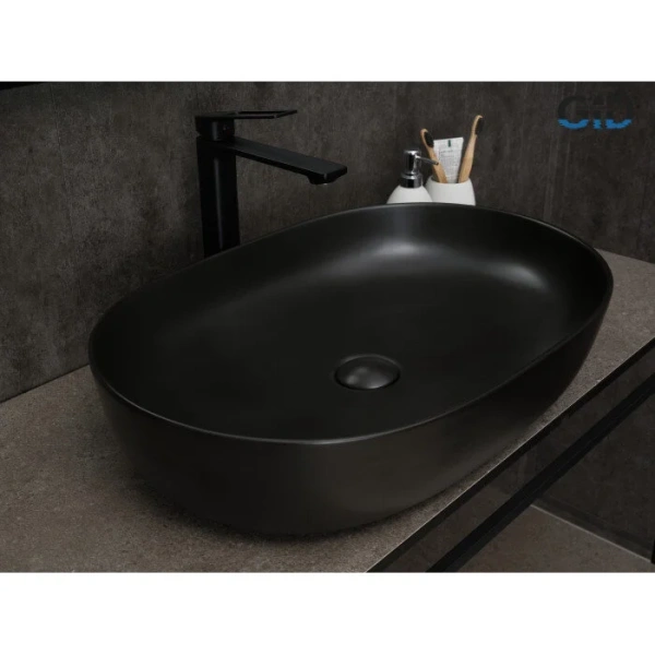 Раковина GID Lago Bm1348 61 см черная 53355 Раковина GID Lago Bm1348 61 см черная 53355