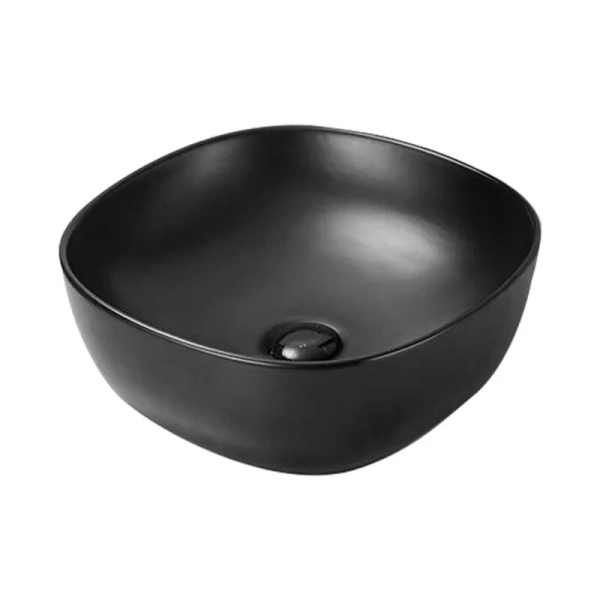 Раковина SantiLine 41 см черная матовая SL-1106MB