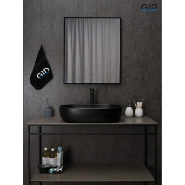 Раковина GID Lago Bm9026a 60 см черная матовая 53369 Раковина GID Lago Bm9026a 60 см черная матовая 53369