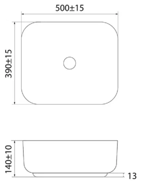 Раковина IDDIS Bridge 50 см черная матовая BRIBM05i27 Раковина IDDIS Bridge 50 см черная матовая BRIBM05i27