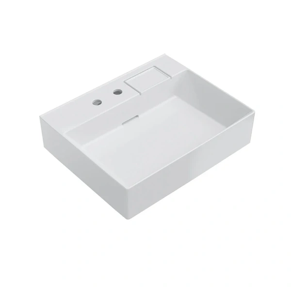 Раковина Kerama Marazzi Logica 60 см с двумя отверстиями LO.wb.60.2