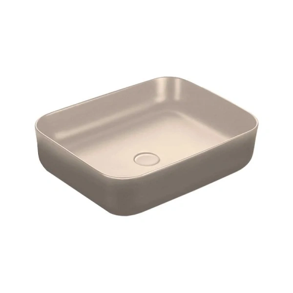 Раковина Vincea 50 см керамическая, капучино матовый VBS-105MC
