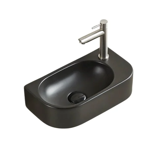 Раковина GID Suspendido Bm9274L 40 см левосторонняя черная 62204L