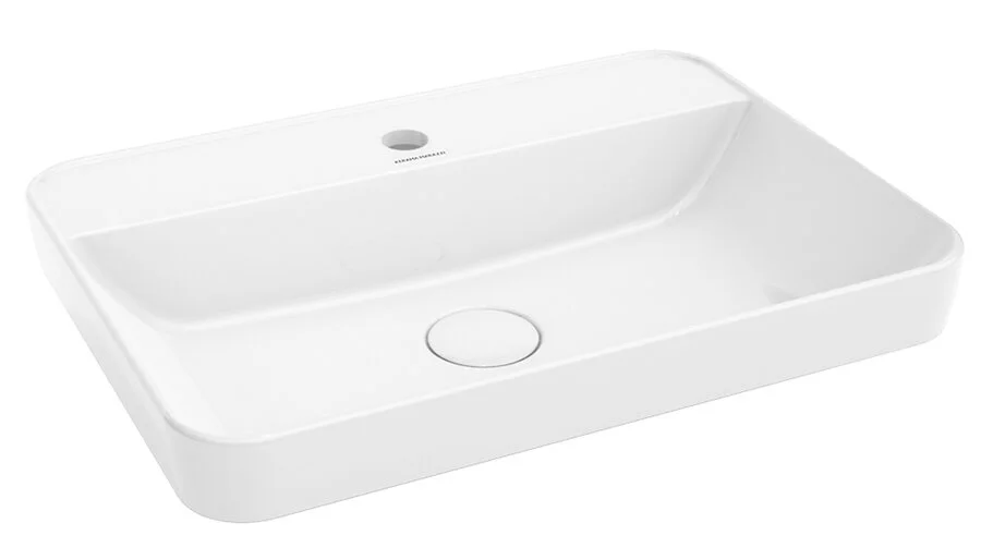 Раковина Kerama Marazzi Plaza 55 см встраиваемая сверху PLR.wbi.55.1