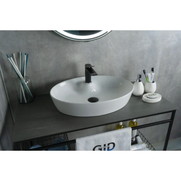 Раковина GID Lago N9436 55 см керамическая 51150 Раковина GID Lago N9436 55 см керамическая 51150