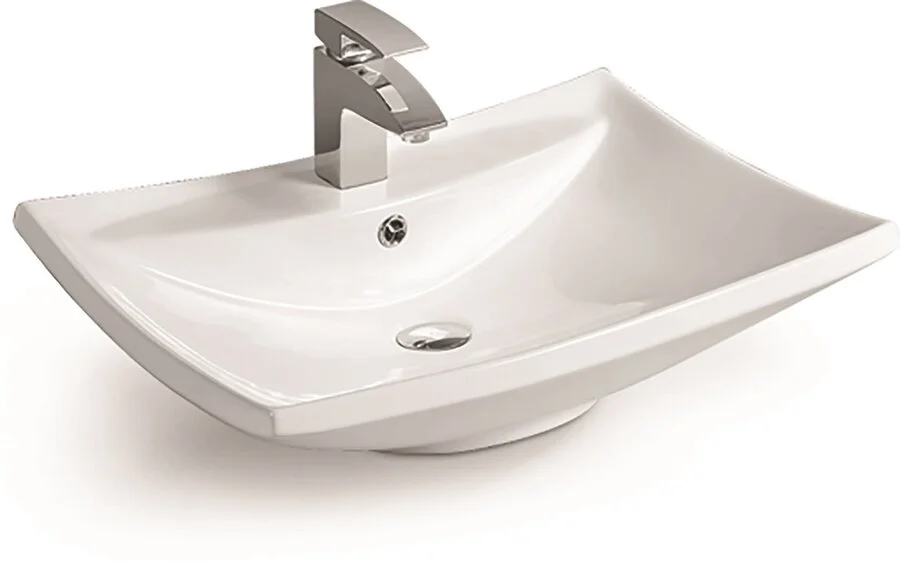 Раковина SantiLine 61 см белая SL-1015