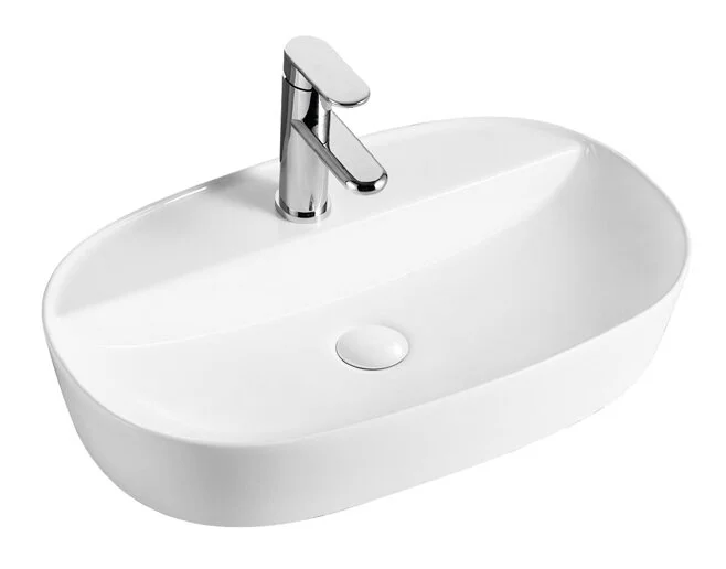 Раковина Azario 61 см белая AZ-2203 SP