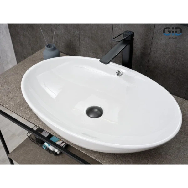 Раковина GID Lago N9007 64 см белая 51207 Раковина GID Lago N9007 64 см белая 51207