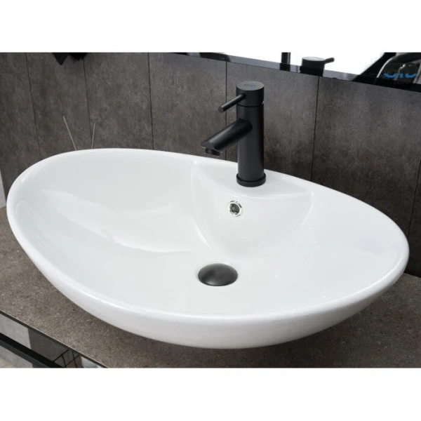 Раковина GID Lago N9004 65 см белая 51205 Раковина GID Lago N9004 65 см белая 51205