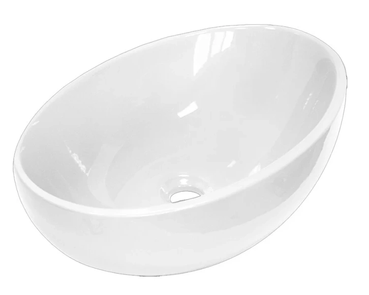 Раковина Sanita Luxe Ringo 53 см белая WB.CT/Ringo/53-N/WHT.G/S1