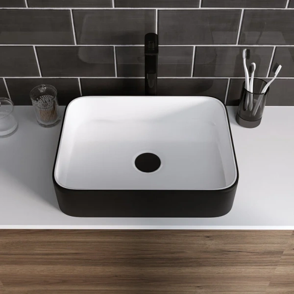 Раковина Grossman 50,5 см накладная GR-4043BW Раковина Grossman 50,5 см накладная GR-4043BW