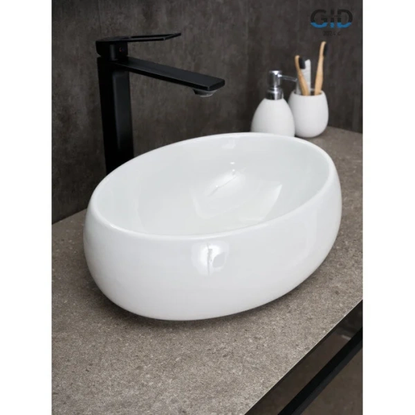 Раковина GID Lago N9030ds 40 см белая 51235 Раковина GID Lago N9030ds 40 см белая 51235