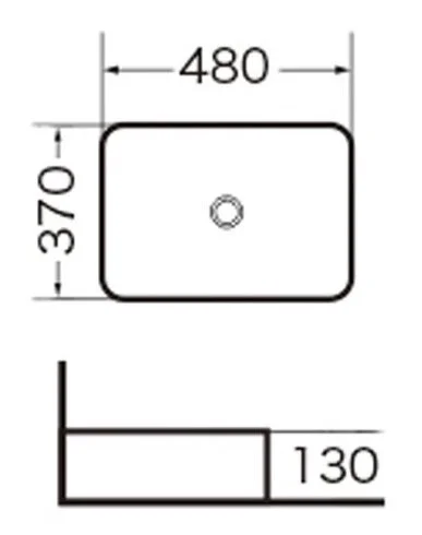 Раковина Grossman 48 см белая GR-3016 Раковина Grossman 48 см белая GR-3016